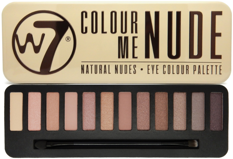 W7 COSMETICS, Colour Me Nude, Natural Nudes -12 in 1 Eyeshadow Palette - ADDROS.COM